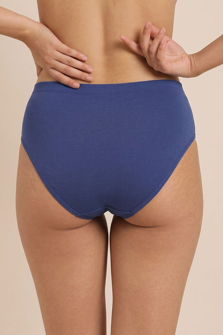Zivame Full Coverage Medium Rise Hipster Panty (Pack of 3) - Multicolor — image 11